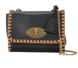 Braided Edge Lily, Leather, Black/Tan, 10502400, DB, 2*